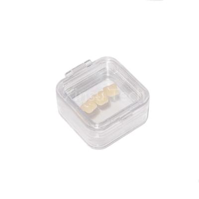 China 2 Inch Plastic Dental Crown Box Recyclable With Clear Membranes for sale