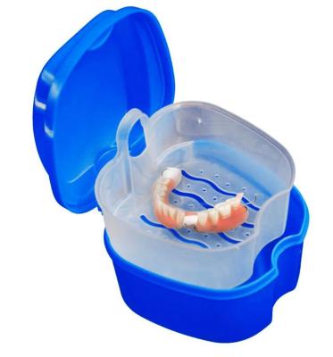 China PP Material Dental Denture Box Waterproof For False Teeth Storage for sale