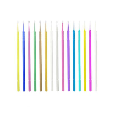 China Disposable Denture Cleaning Brush , Colorful Micro Brush Applicators for sale