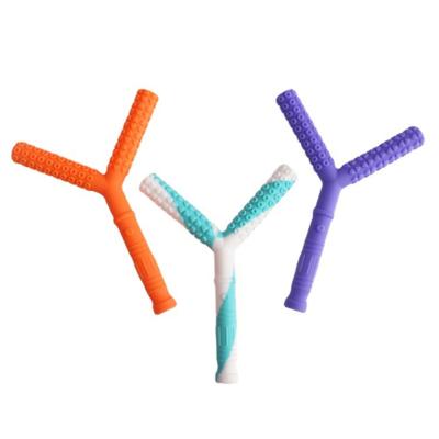 China Y Type Silicone Dental Aligner Chewies Multi Colors For Child Orthodontics for sale