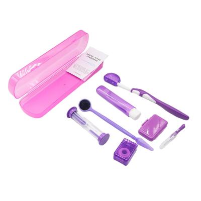 China Multi Colors Orthodontic Care Kit , Teeth Braces Cleaning Kit For Oral Care for sale