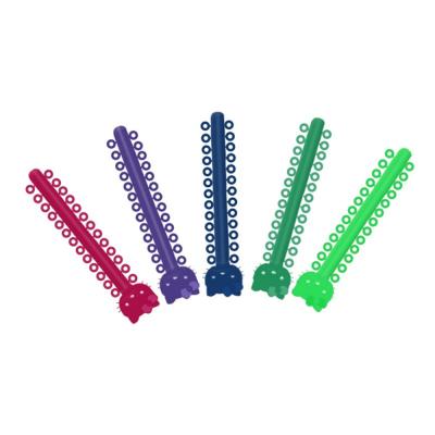 China Rubber TPU Orthodontic Ligature Ties , Elastomeric O Rings Colorful for sale