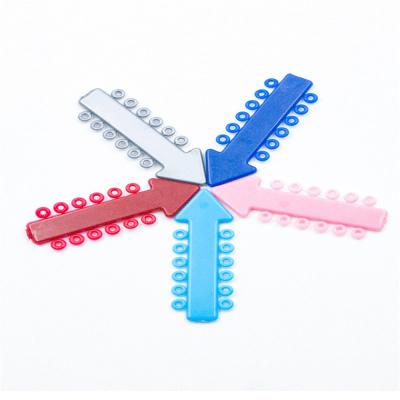 China Dental Orthodontic Ligature Ties , Colorful Braces Brackets Rubber Bands for sale