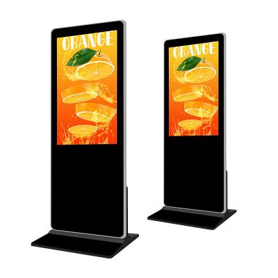 China 55-inch 16:9 Vertical LCD Digital Signage Machine 4000:1 Contrast Ratio And Wi-Fi SD Card Ads Display for sale