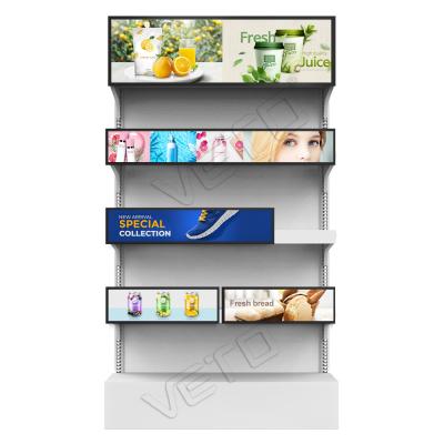 China 29.4'' Shelf Stretched LCD Bar Digital Sign Dedicated Advertisement Shows for sale