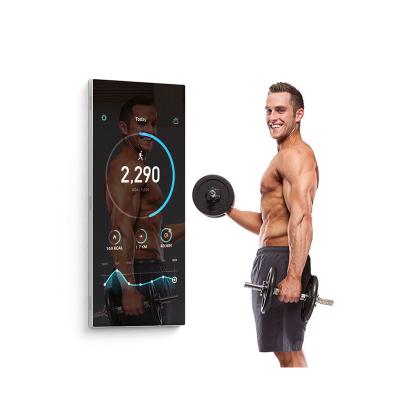 China 43in Magic Mirror Digital Signage Magic Lcd Advertising Display Fitness Smart Mirror for sale