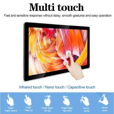 China Android OS Wall Mounted Digital Signage Long Panel Life 6 ms Response Time for sale
