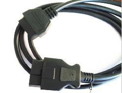 China OBDIIF - OBDIIM Full Pinout 1.5M OBD Diagnostic Cable OBDII Male to OBDII Female for Vehicle for sale