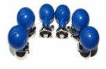 Metal / TPU 6 Set Medical Suction ECG Chest Electrode Without Screw