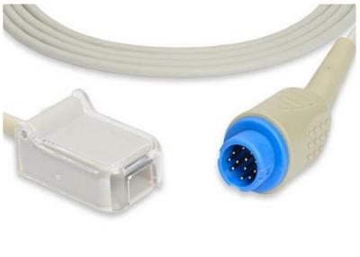 China Compatible HP HP Spo2 Cable , 12 Pin Connector HP Extension Cable for sale