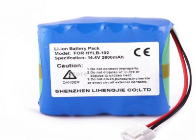 China 14.4v 2600mAh Ecg Machine Battery , Rechargeable Ecg Battery Pack Replacement for sale