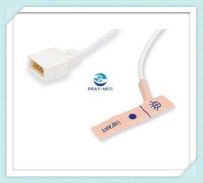 China Puntas de prueba compatibles del oxímetro del pulso de Ohmeda del DATEX, sensor disponible del oxígeno del Pin Db9 en venta