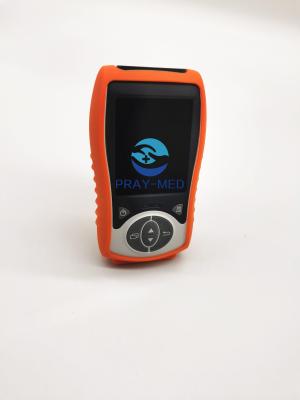 China oxímetro Handheld do pulso do equipamento médico de 250bpm SPO2 4AAA com temperatura à venda