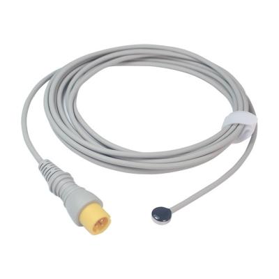 China 3pin Reusable Skin Temperature Probe Compatible For Zoncare PM-7000D for sale