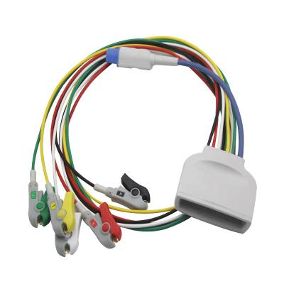 China HP MX40 2.6mm Telemetry Ecg 5 Lead Wire Grabber / Pinch 989803171831 for sale