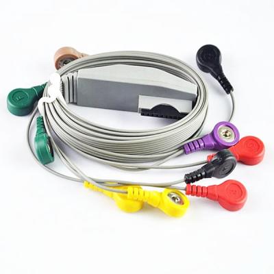 China Mortara Holter EKG Cable For Patient TPU Material 6 Months Warranty 90cm for sale