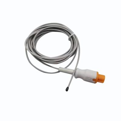 China Rectal 0011 30 37382 2pin Medical Temperature Probe For Edan Mindray for sale