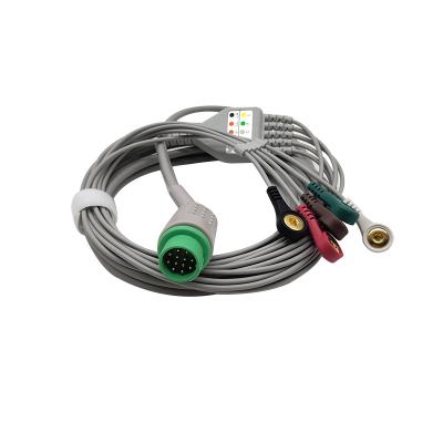 China Chaqueta disponible de los alambres de ventaja de la ventaja ECG Ecg de Biolight 5 12pin TPU en venta