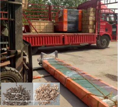 China Industrial Waste Cardboard Shredding Machine Continuous High Speed Shear for sale