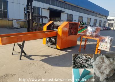 China Mineral Wool Industrial Waste Shredder Rock / Glass Wool Felt Cutting Crusher for sale