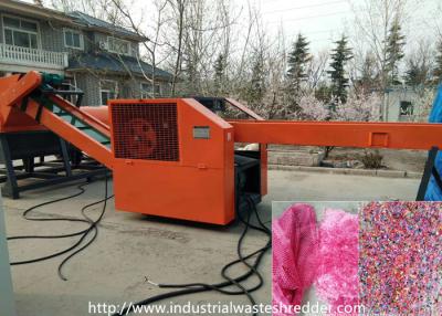 中国 造花は植物に容易な人工的な芝生のカッターが作動させる産業シュレッダー機械を去ります 販売のため