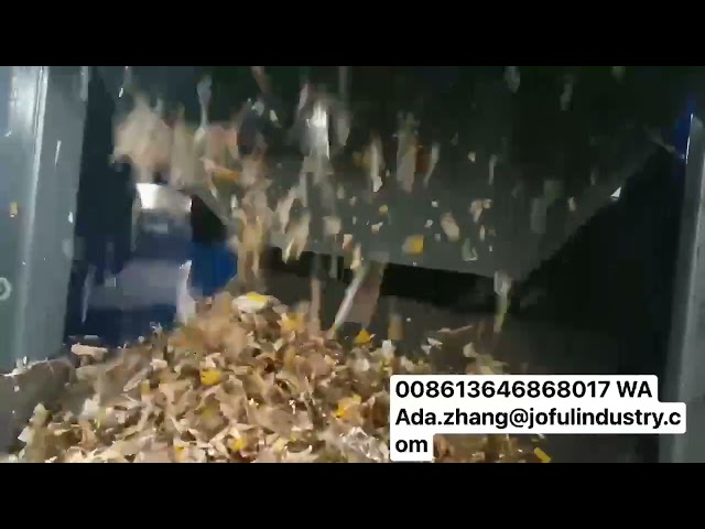 1200F 18.5KW cutting motor PP PE films shredder, packing bags shredder