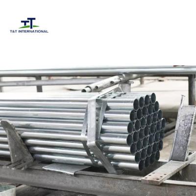 中国 建築の粉によって塗られる電流を通された鋼管の概要の製作ASTM A53 販売のため