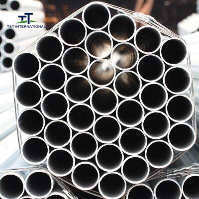 China Pipeline Systems Galvanised Steel Tube , Galvanised Metal Tube 33mm High Strength for sale