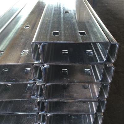 China High Rigidity Rolled Steel Channel Section , Structural Steel C Channel  Profiles for sale