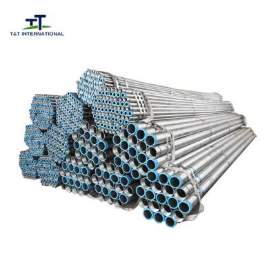 China 1/2-8 Inch Pre Galvanized Pipes , Galvanized Metal Tube Replacement Small OD for sale