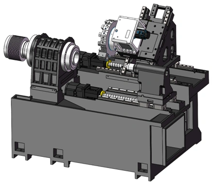 HT Series CNC Turning Center structure diagram