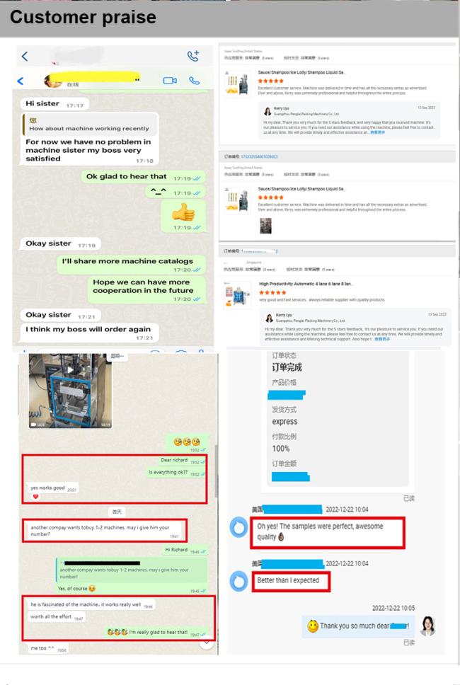 Customer feedback and testimonials