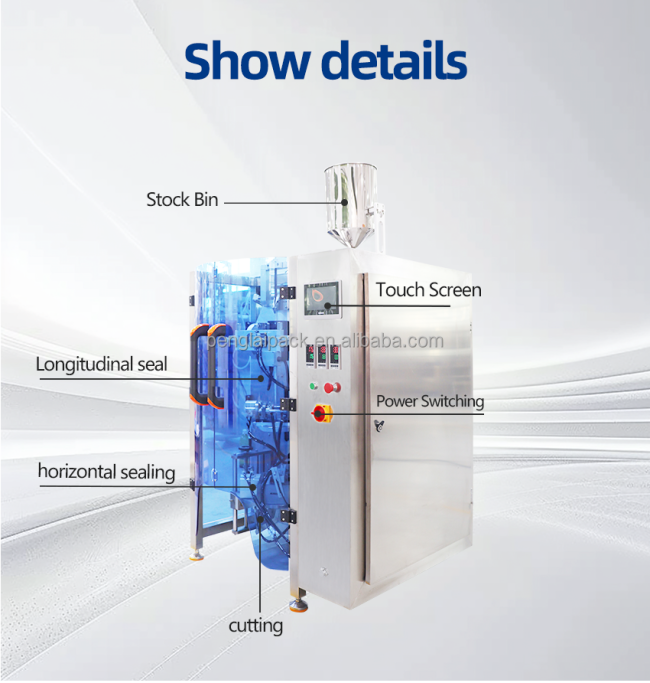 2026 Full Automatic Irregular Sachet Back Side Sealing Energy Gel Liquid Juice Seasoning Sauce Sachet Packaging Machine
