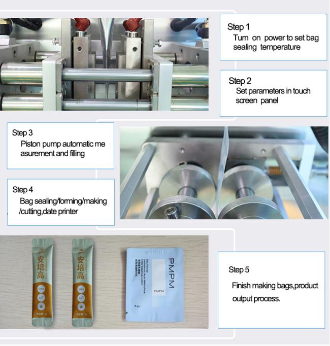 2025 Small Honey Sauce Sachet Water Liquid Stick Jelly Ice Pop Juice Pouch Filling Machines Irregular Shape Packaging Machine