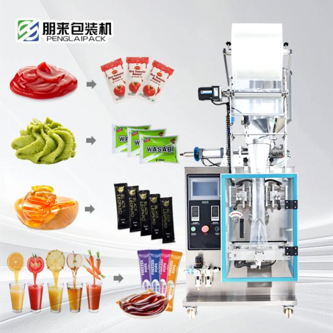 Single Lane Freezie Sachet Packing Machine for Shampoo Freeze Pop 0