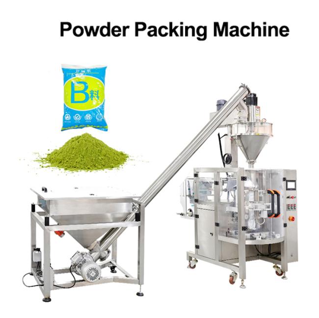 Fully Automatic Flour Spice Seasoning Condiment Washing Powder Pillow Bag Filling Packing Machine