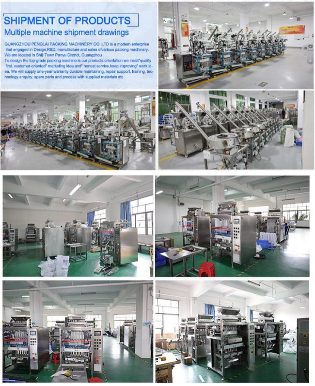 Fully Automatic Flour Spice Seasoning Condiment Washing Powder Pillow Bag Filling Packing Machine