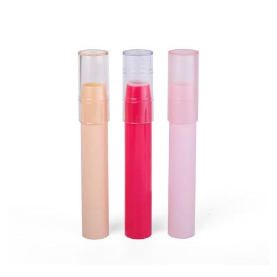 China ABS Material Lip Stick Cosmetic Pen Packaging 3g Elongated Design for sale