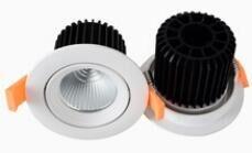 China High Efficiency Recessed LED Downlights , COB 20 Watt Led Down Light for sale
