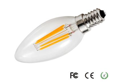 中国 ホテルの長い Workling の生命の E14 エジソン LED のフィラメントの蝋燭の球根 4W 販売のため