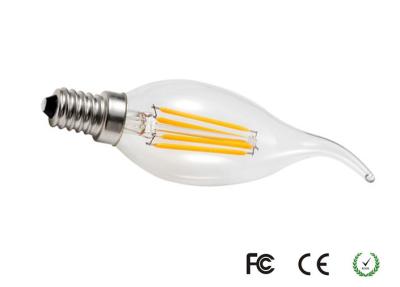 China Edison Old Style Filament Light Bulbs 4 Watt Candle Shape 360º Beam Angle for sale