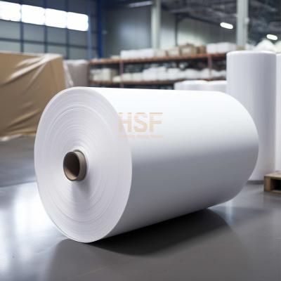 China Opaque White 60 micron High Density Polyethylene Film For Packaging for sale