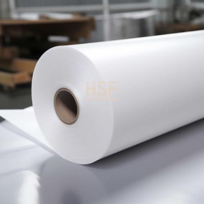 China Opaque White 120 micron High Density Polyethylene Film Water And Moisture Resistance for sale