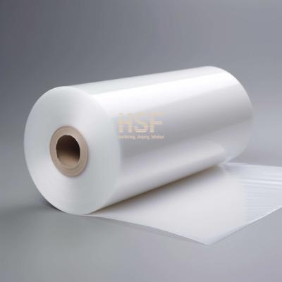 China Translucent White 80uM High Density Polyethylene Film HDPE Film Halogen Free for sale
