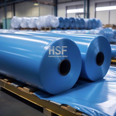 China Opaque Blue 40uM High Density Poly Film Electrical Insulation for sale