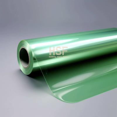 China 36 Micron Green Clear PET Non Silicone Release Film OEM ODM for sale