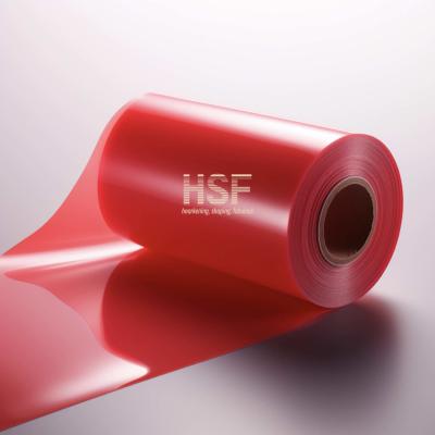 China RoHS Translucent Red Release Coating Polyester Film 50um for sale
