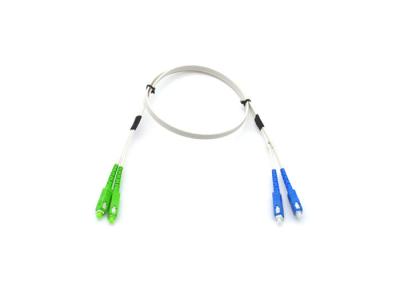 China SC/APC - a trança impermeável da fibra ótica da manutenção programada do cabo de remendo DX da fibra ótica do SC/UPC cabografa à venda