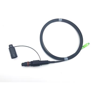 China G657A1 Fiber Pre Connectorized Cable With Optitap Waterproof Adapter for sale