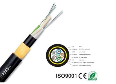 China Aramid Yarn Fiber Optic Cable High Voltage Power All - Dielectric 12-144 Core for sale